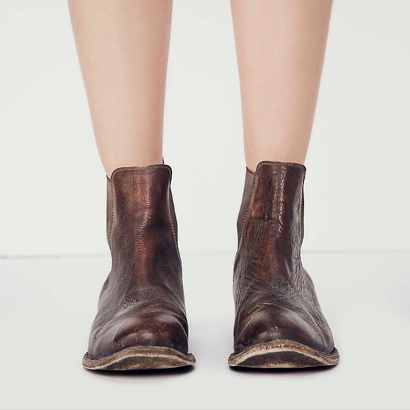 NWT Faryl Robin-Free People Women’s Brown Size 10 Mountain Peaks Chelsea Boot - Picture 6 of 7